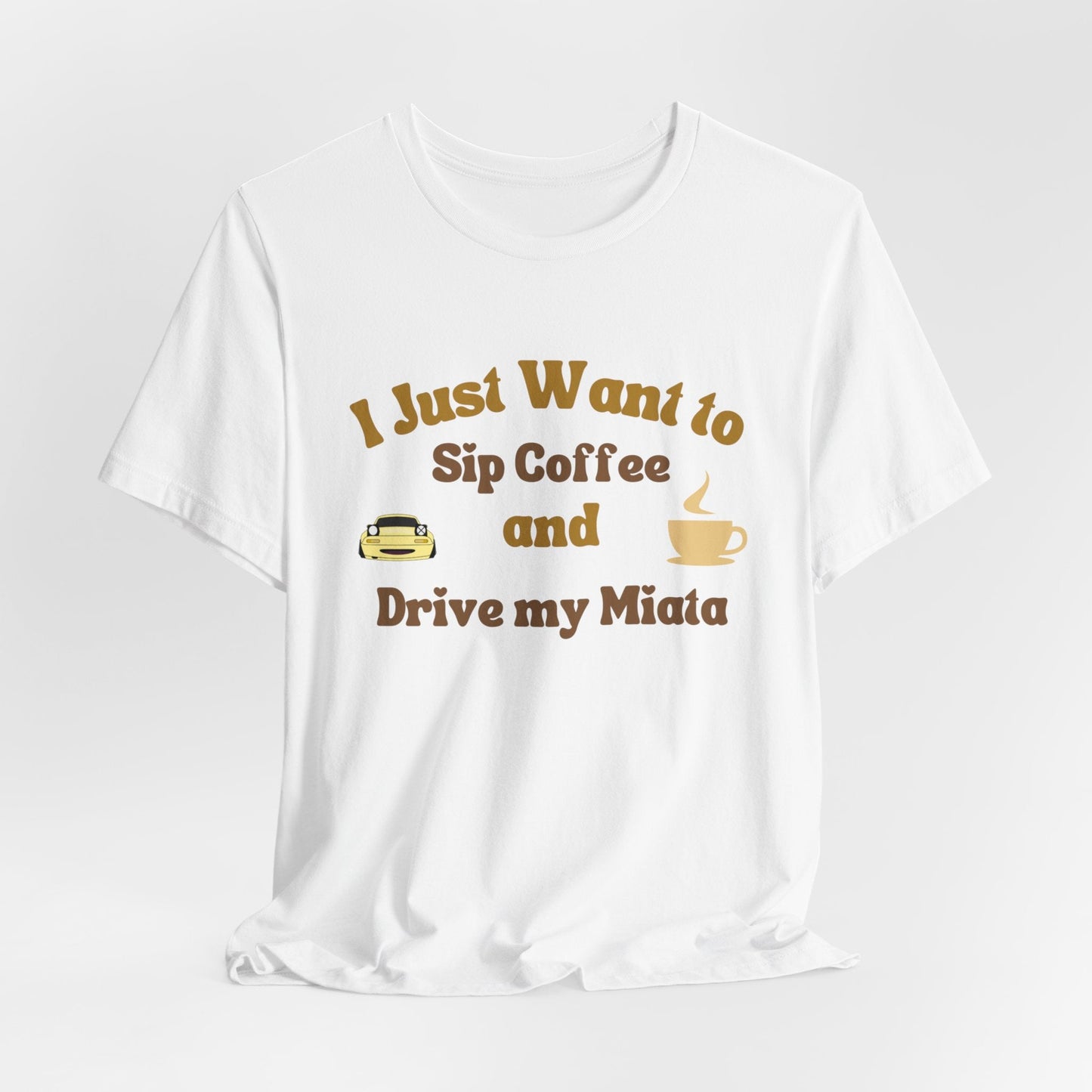 Miatas and Coffee Jersey Short Sleeve Tee