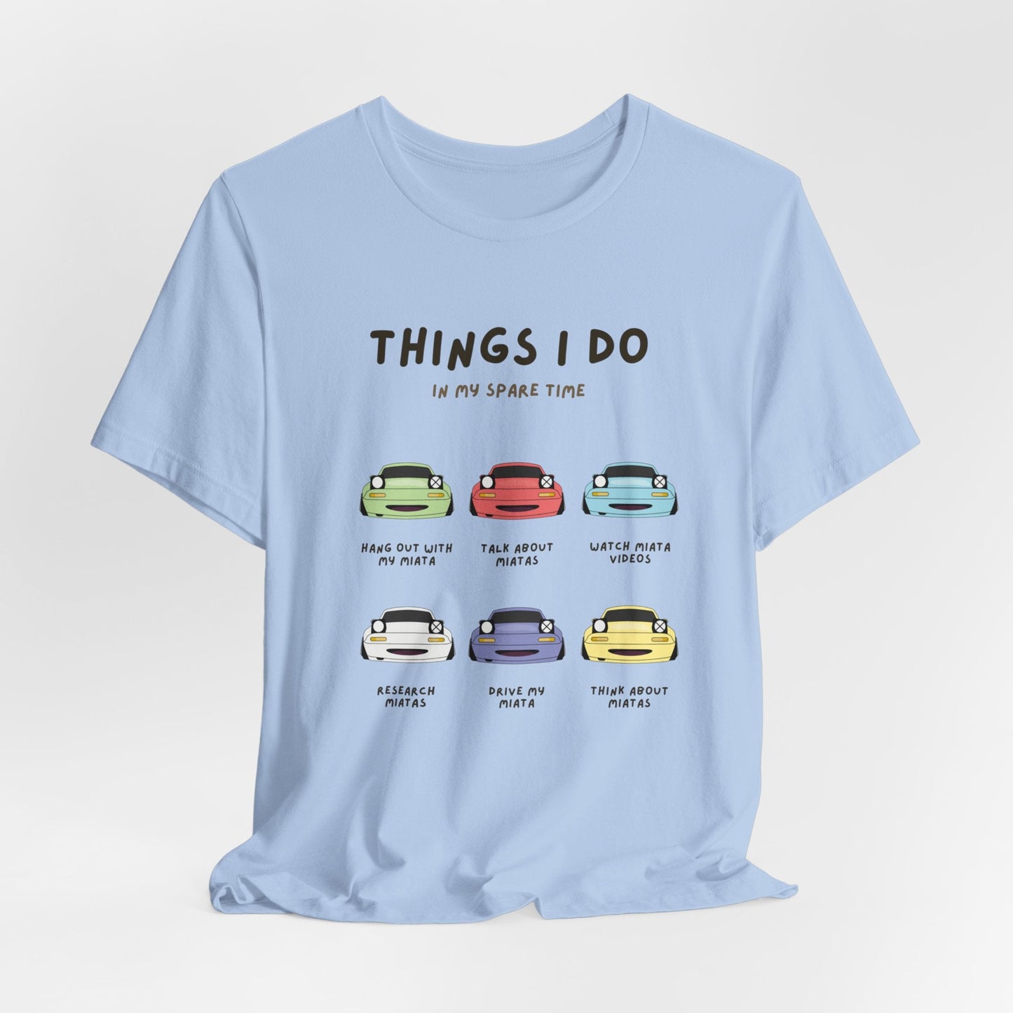 Miatas in my Spare Time NA v1 Jersey Short Sleeve Tee