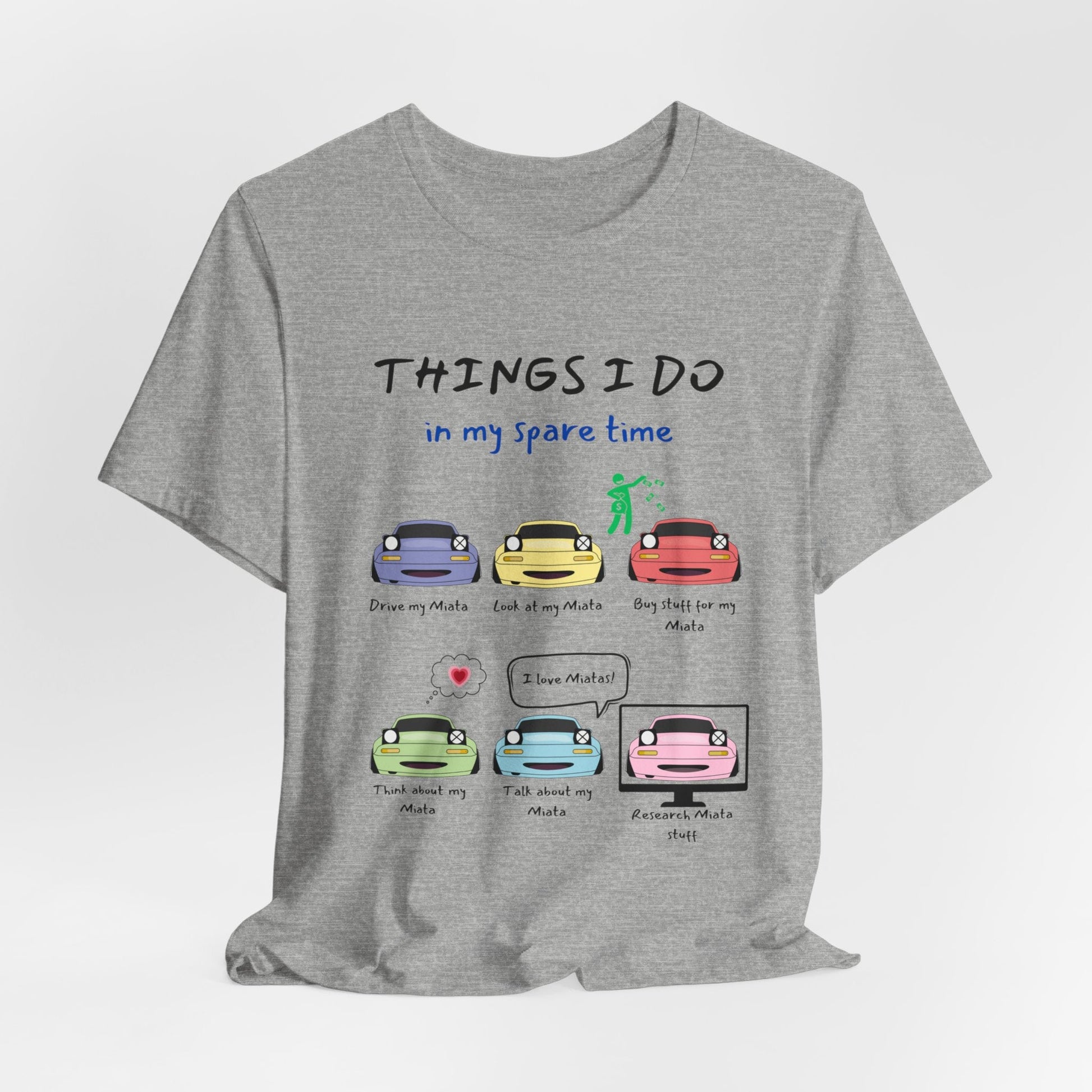 Miatas in my Spare Time NA v2 Jersey Short Sleeve Tee