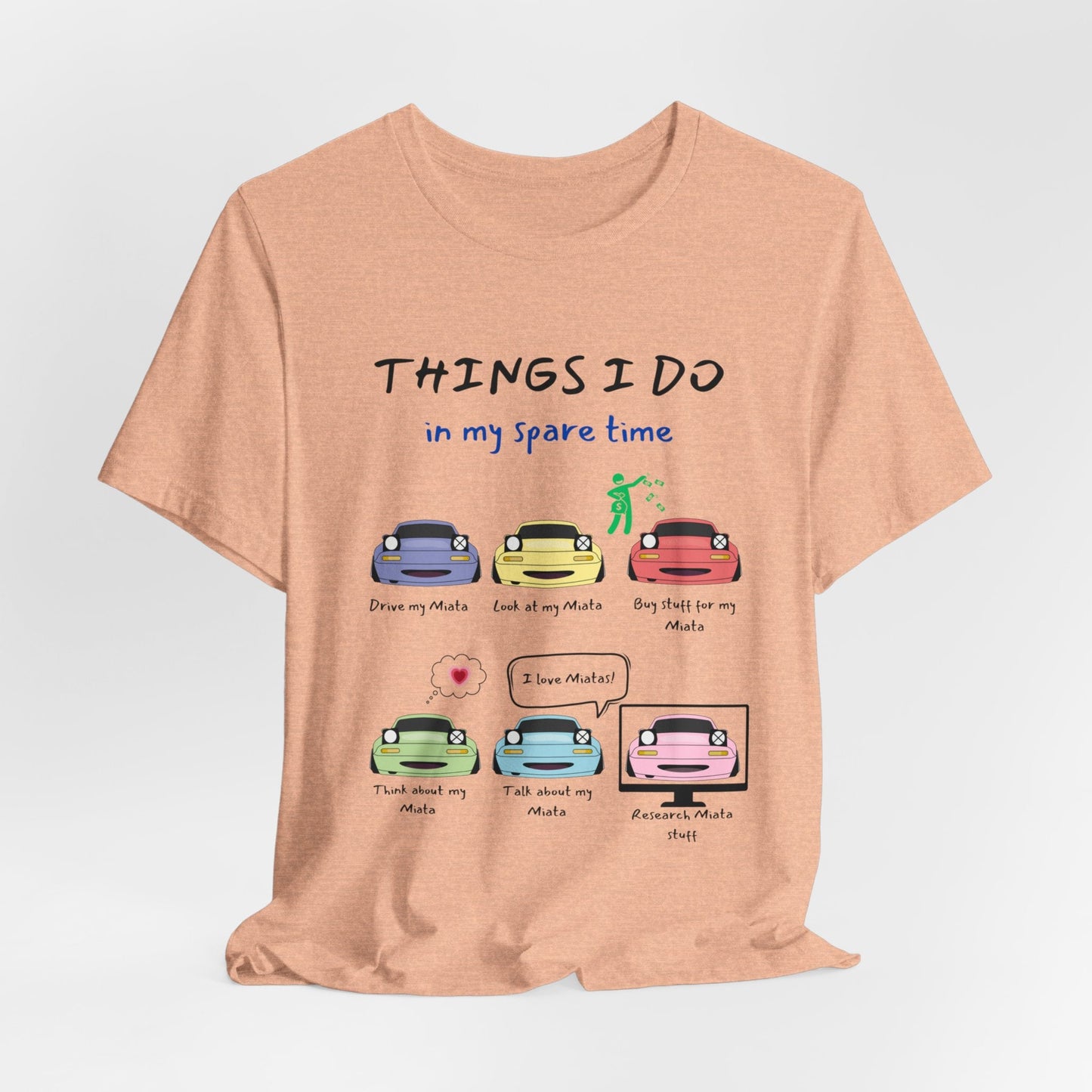 Miatas in my Spare Time NA v2 Jersey Short Sleeve Tee