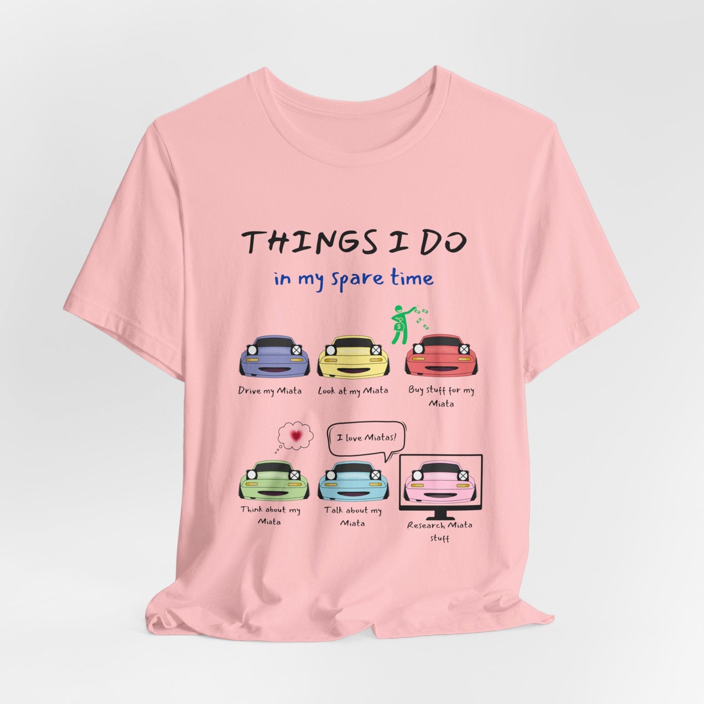 Miatas in my Spare Time NA v2 Jersey Short Sleeve Tee