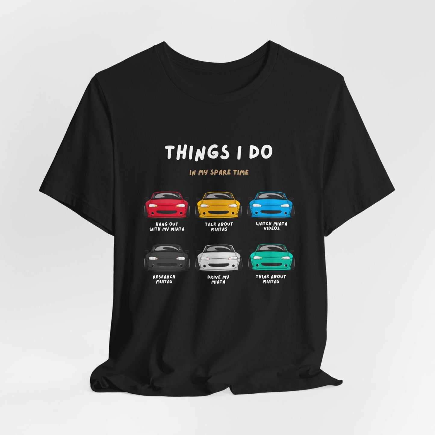 Miatas in my Spare Time NB v1 Jersey Short Sleeve Tee