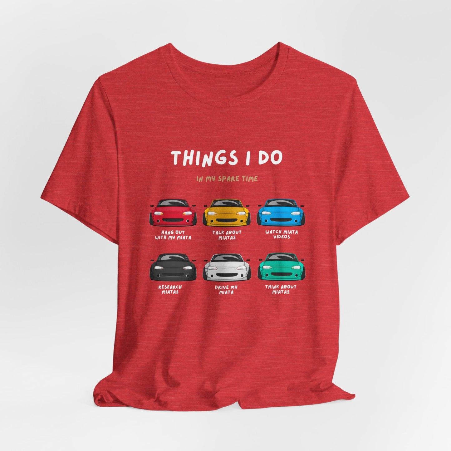 Miatas in my Spare Time NB v1 Jersey Short Sleeve Tee