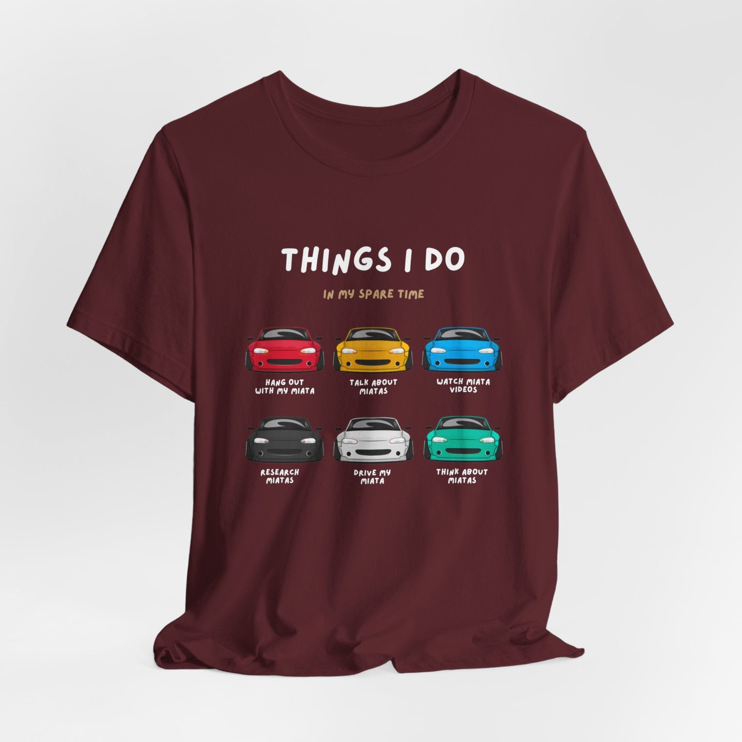 Miatas in my Spare Time NB v1 Jersey Short Sleeve Tee