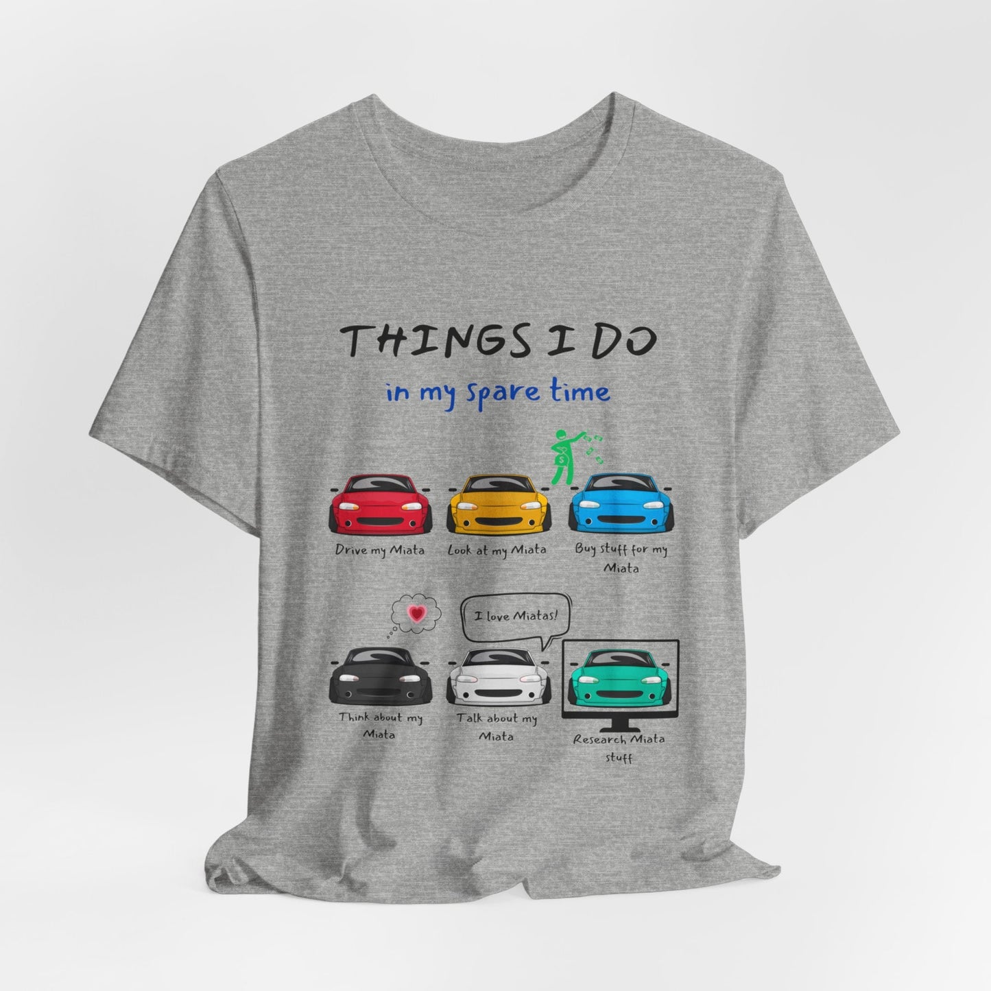 Miatas in my Spare Time NB v2 Jersey Short Sleeve Tee