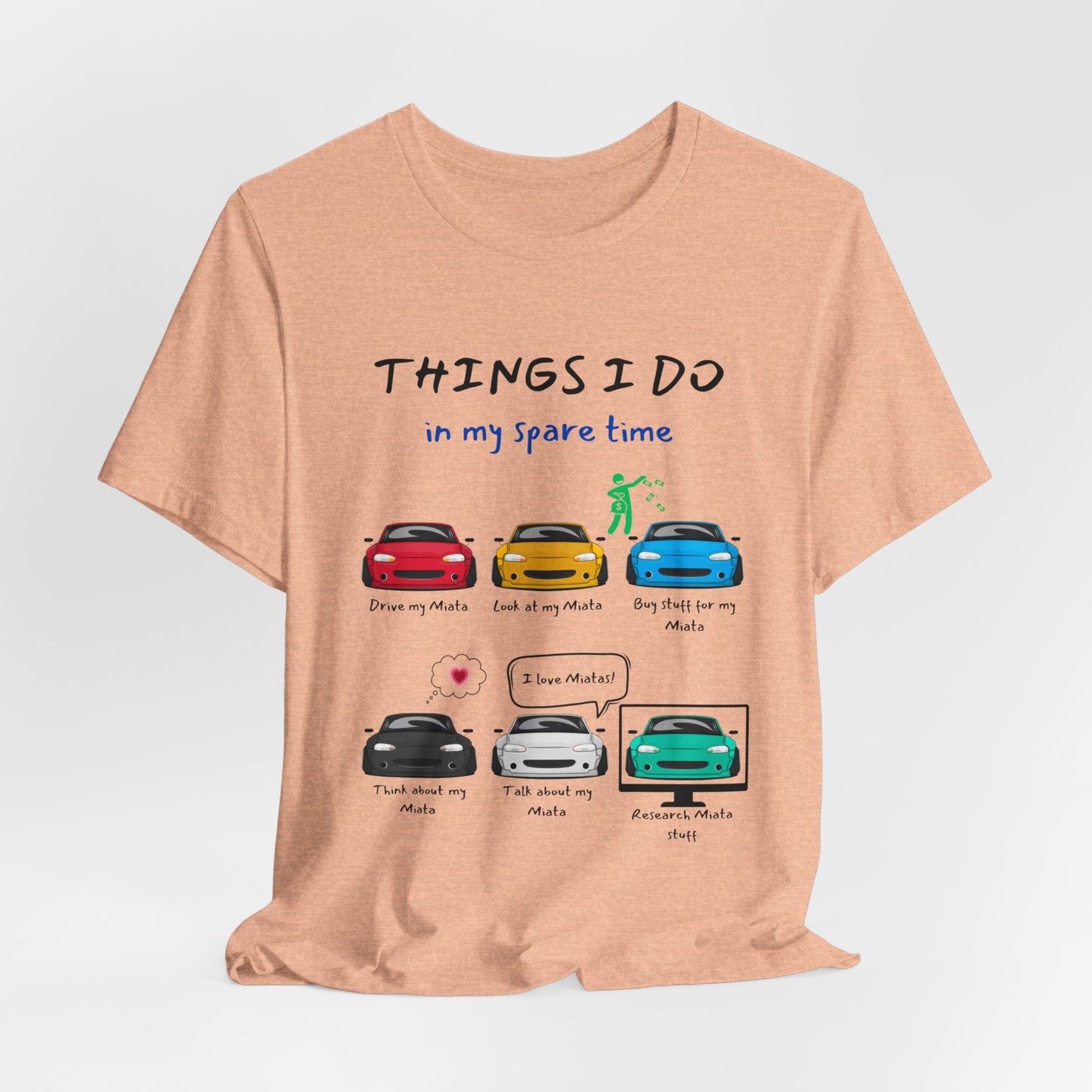 Miatas in my Spare Time NB v2 Jersey Short Sleeve Tee