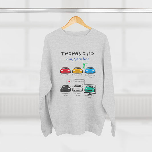 Miatas in my Spare Time NB v2 Premium Crewneck Sweatshirt