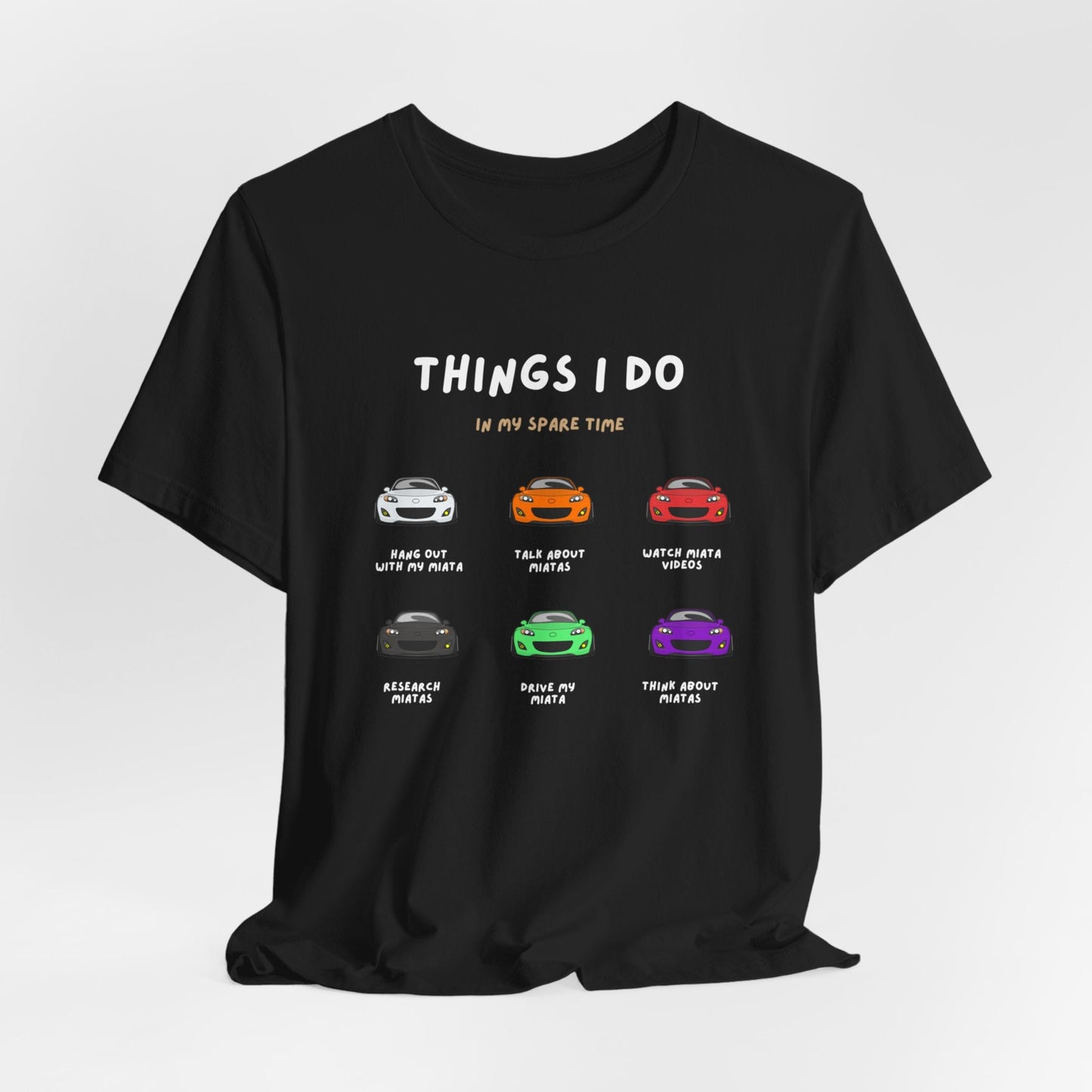 Miatas in my Spare Time NC v1 Jersey Short Sleeve Tee