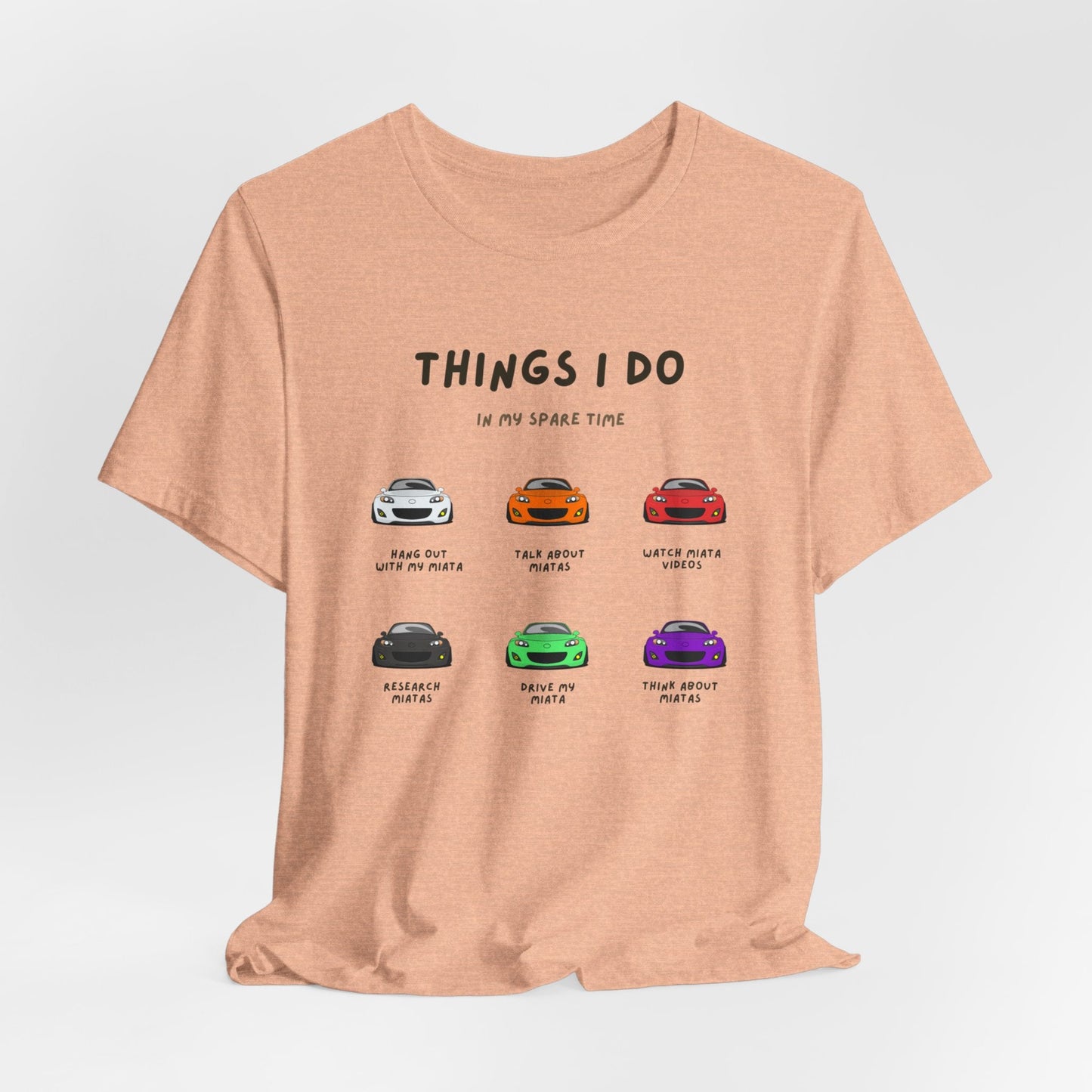 Miatas in my Spare Time NC v1 Jersey Short Sleeve Tee