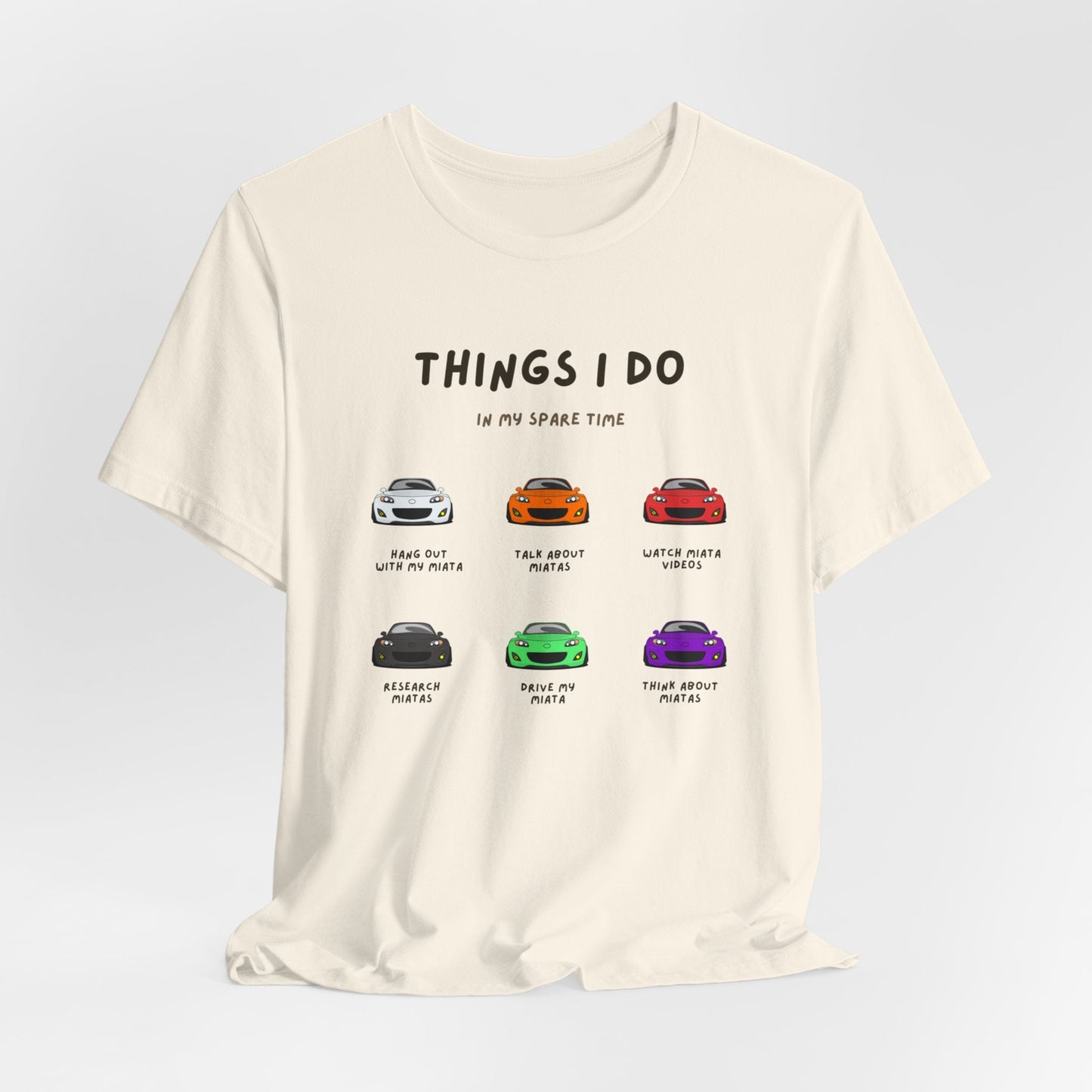 Miatas in my Spare Time NC v1 Jersey Short Sleeve Tee