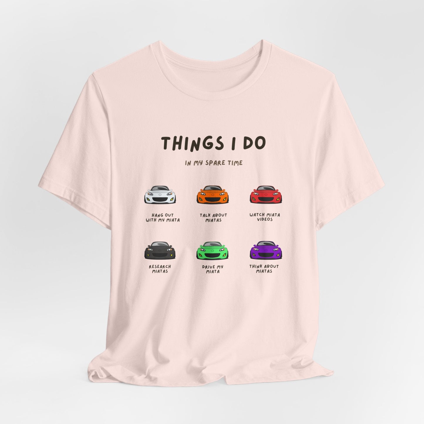 Miatas in my Spare Time NC v1 Jersey Short Sleeve Tee