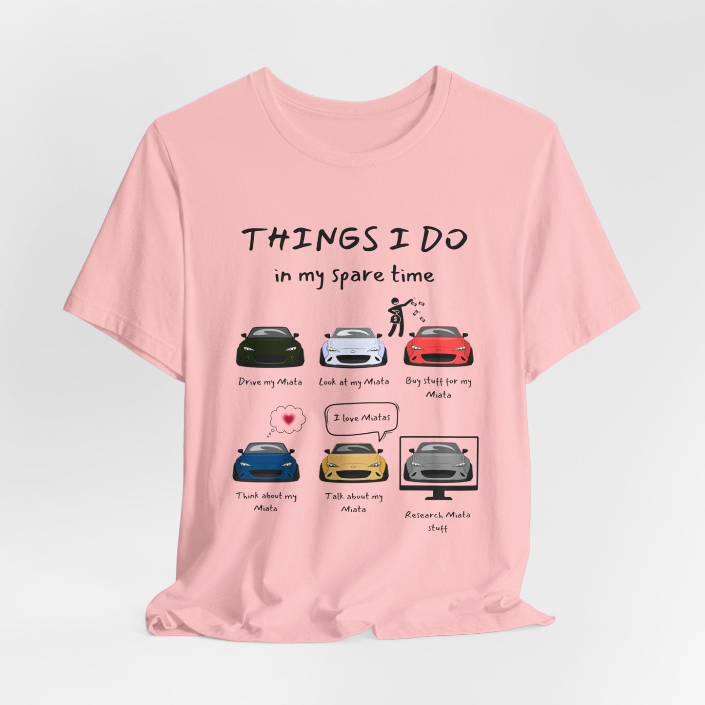 Miatas in my Spare Time ND v2 Jersey Short Sleeve Tee