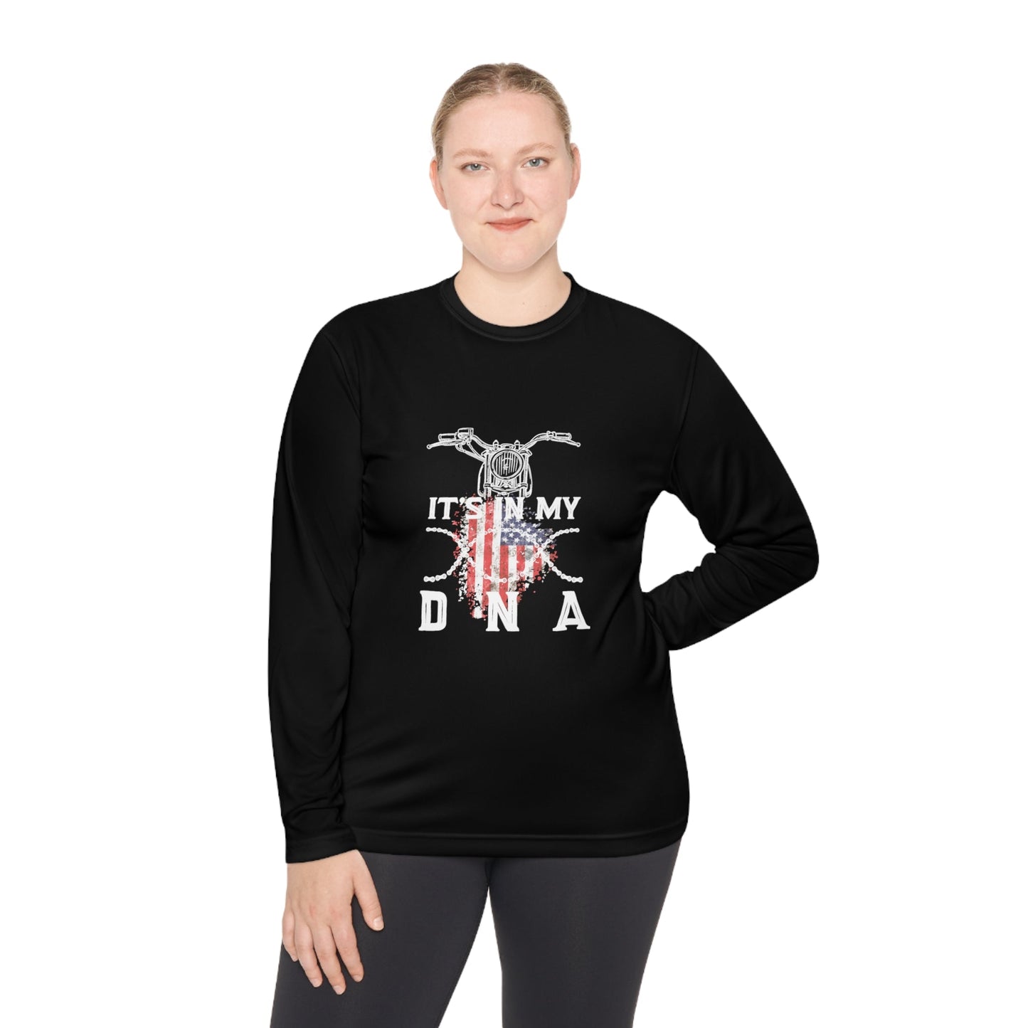 Motorcycle Riding is in my DNA Lightweight Long Sleeve Tee