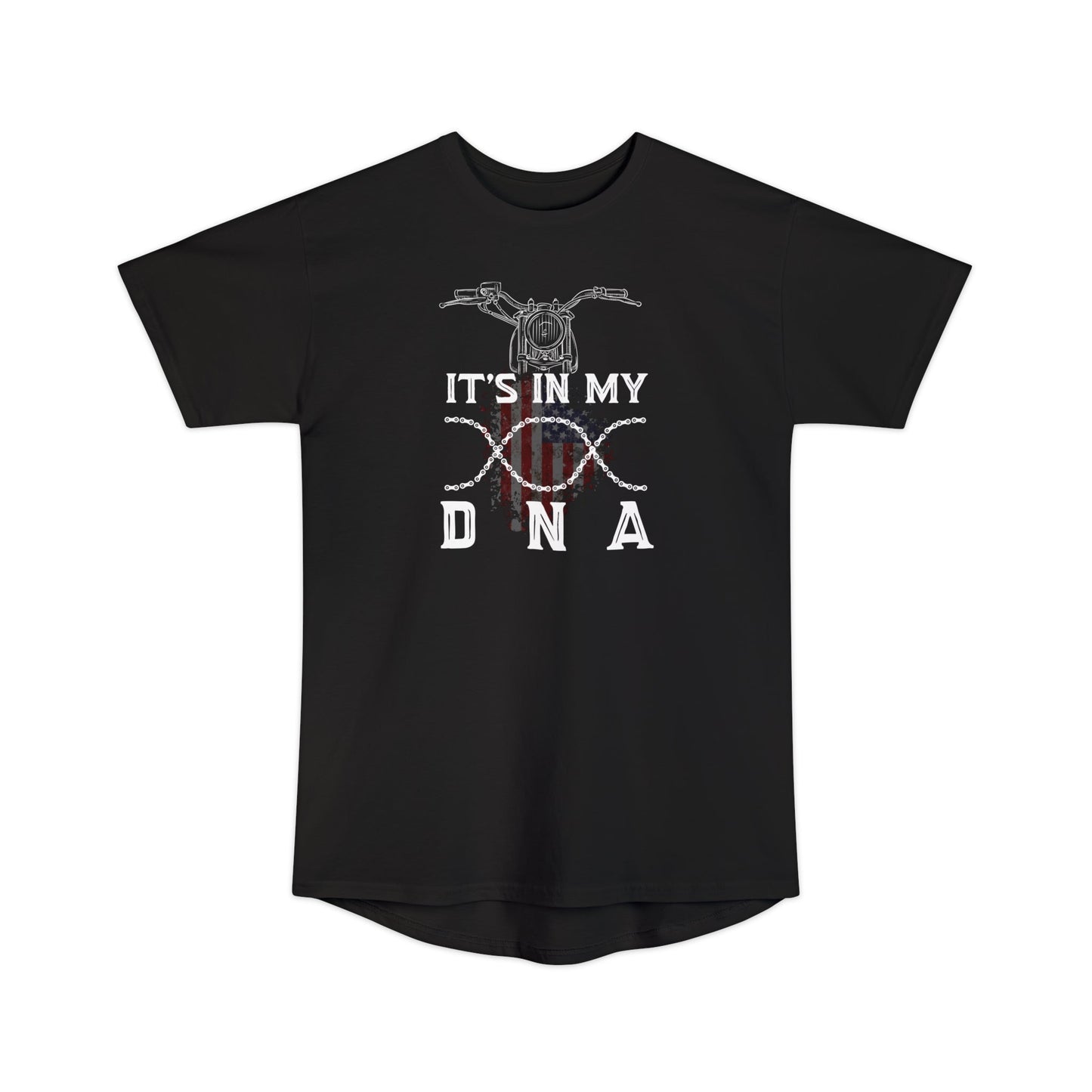 Motorcycle Riding is in my DNA Long Body Urban Short Sleeve Tee