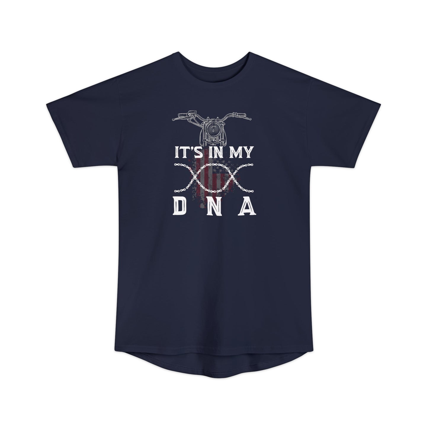 Motorcycle Riding is in my DNA Long Body Urban Short Sleeve Tee