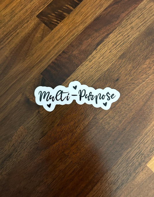 Multi-Purpose Household Label Laminated Vinyl Sticker