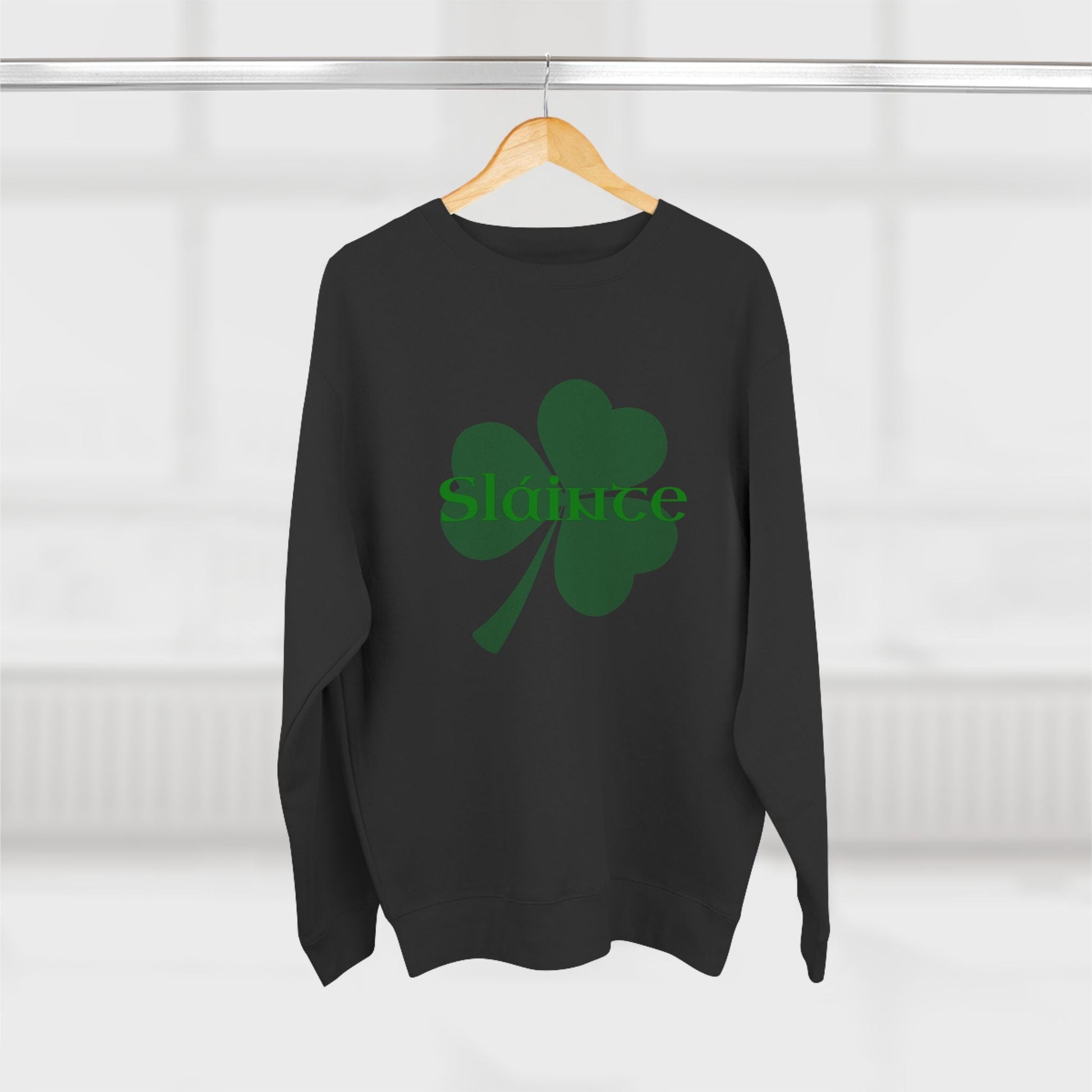 Slainte Irish Gaelic Toast Premium Crewneck Sweatshirt