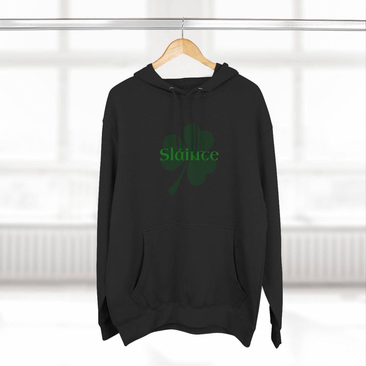 Slainte Irish Gaelic Toast Premium Fleece Hoodie