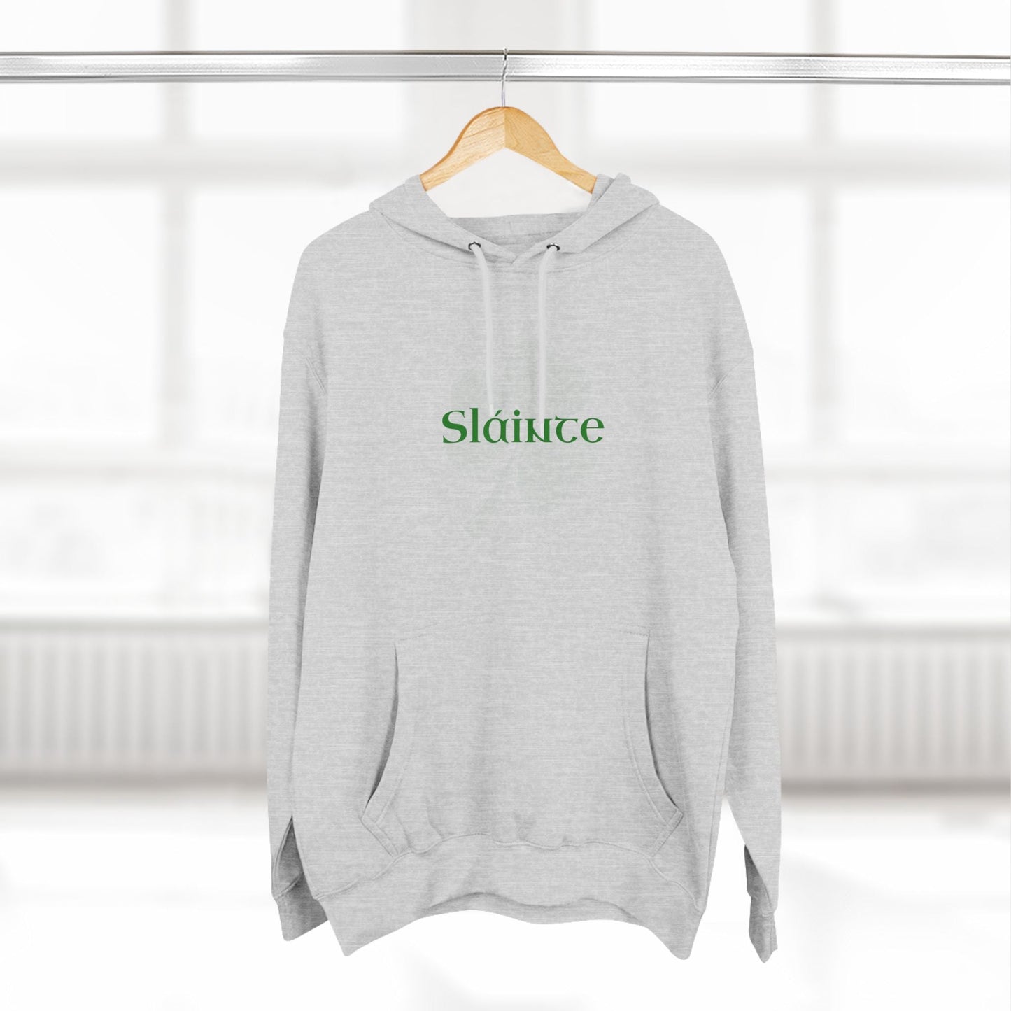 Slainte Irish Gaelic Toast Premium Fleece Hoodie