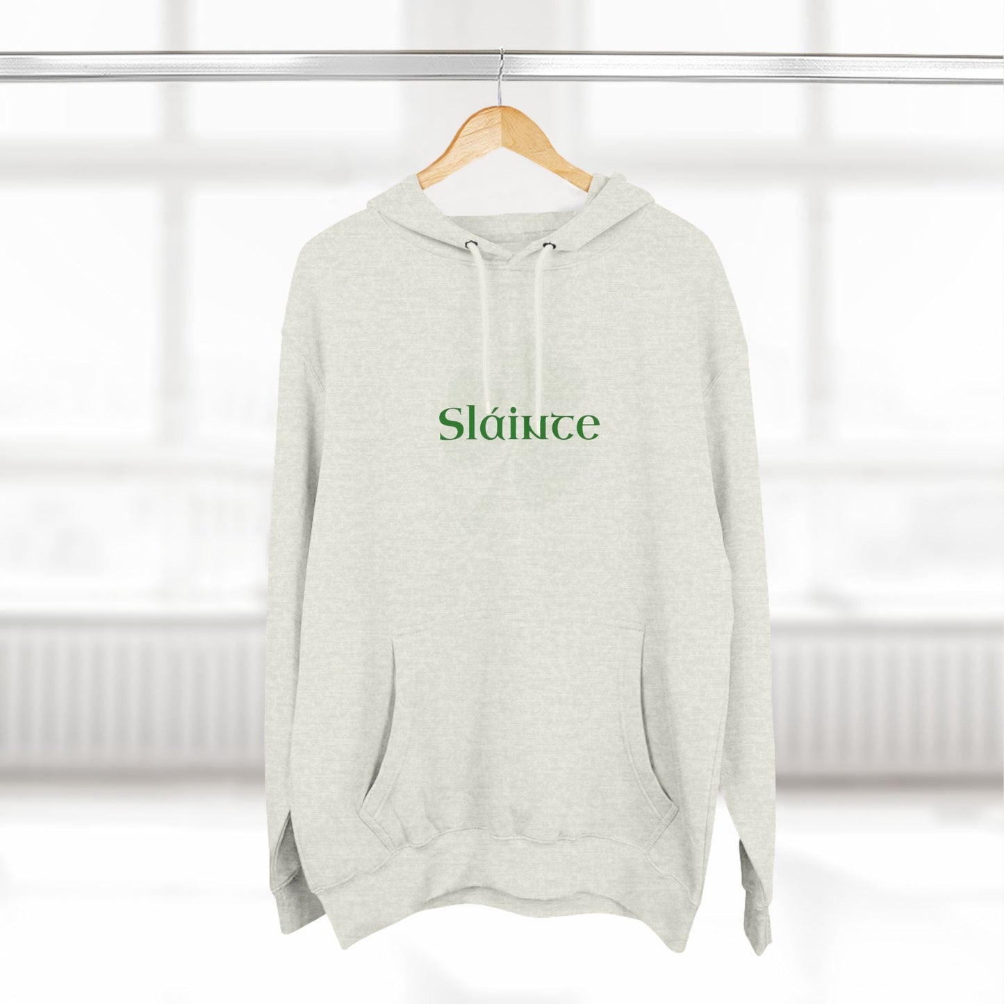 Slainte Irish Gaelic Toast Premium Fleece Hoodie