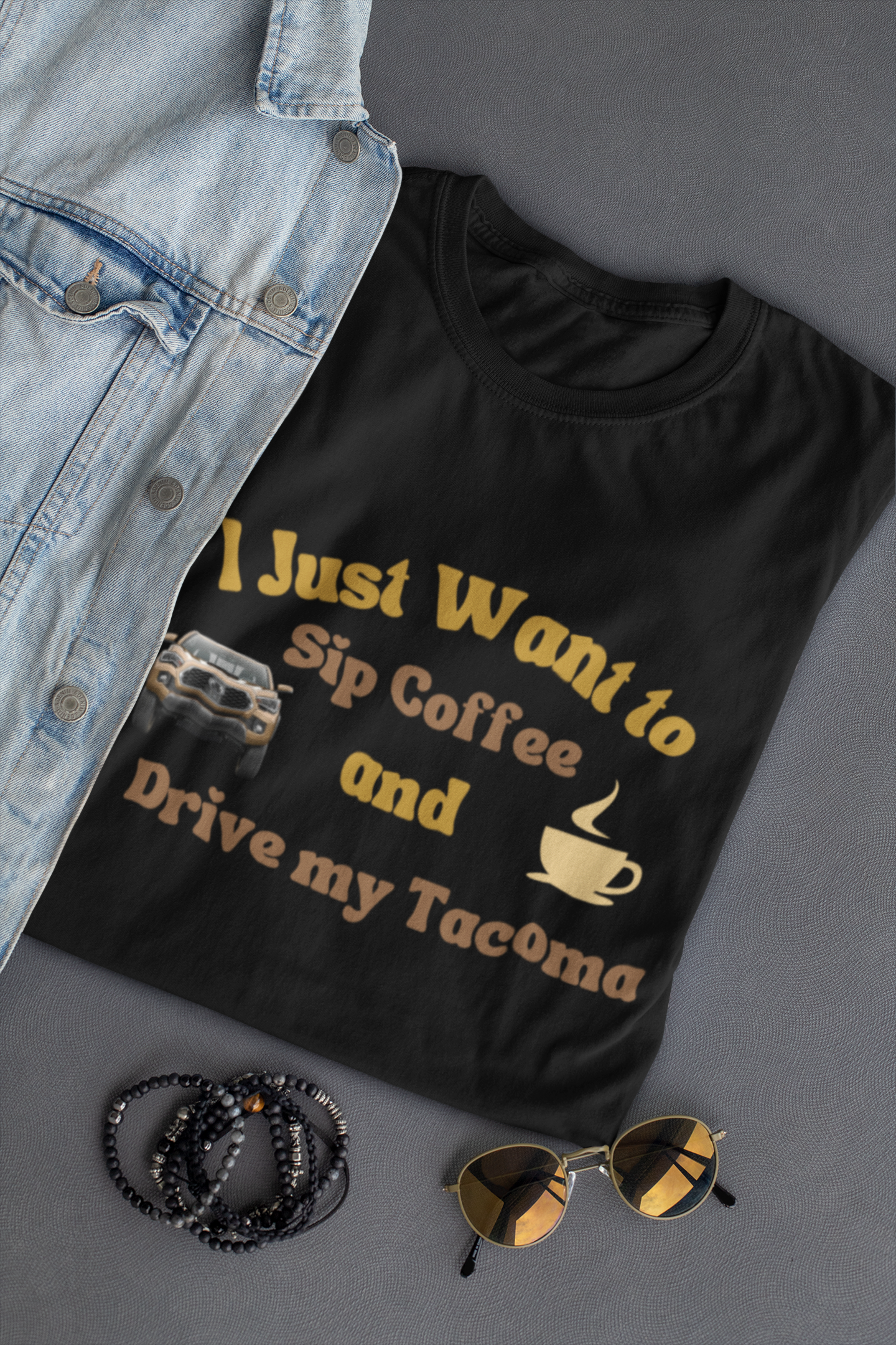 Tacomas and Coffee Jersey Short Sleeve Tee