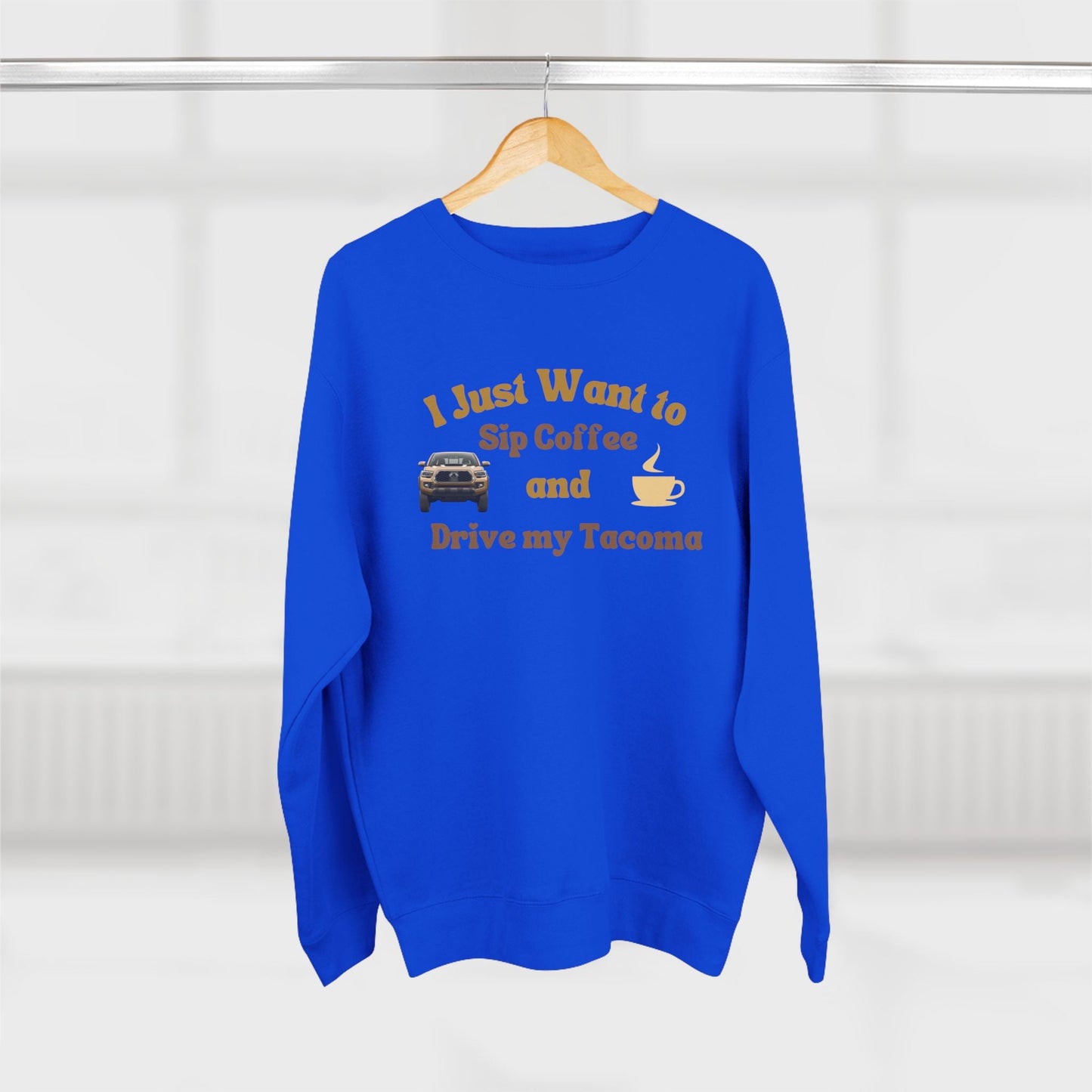 Tacomas and Coffee Premium Crewneck Sweatshirt