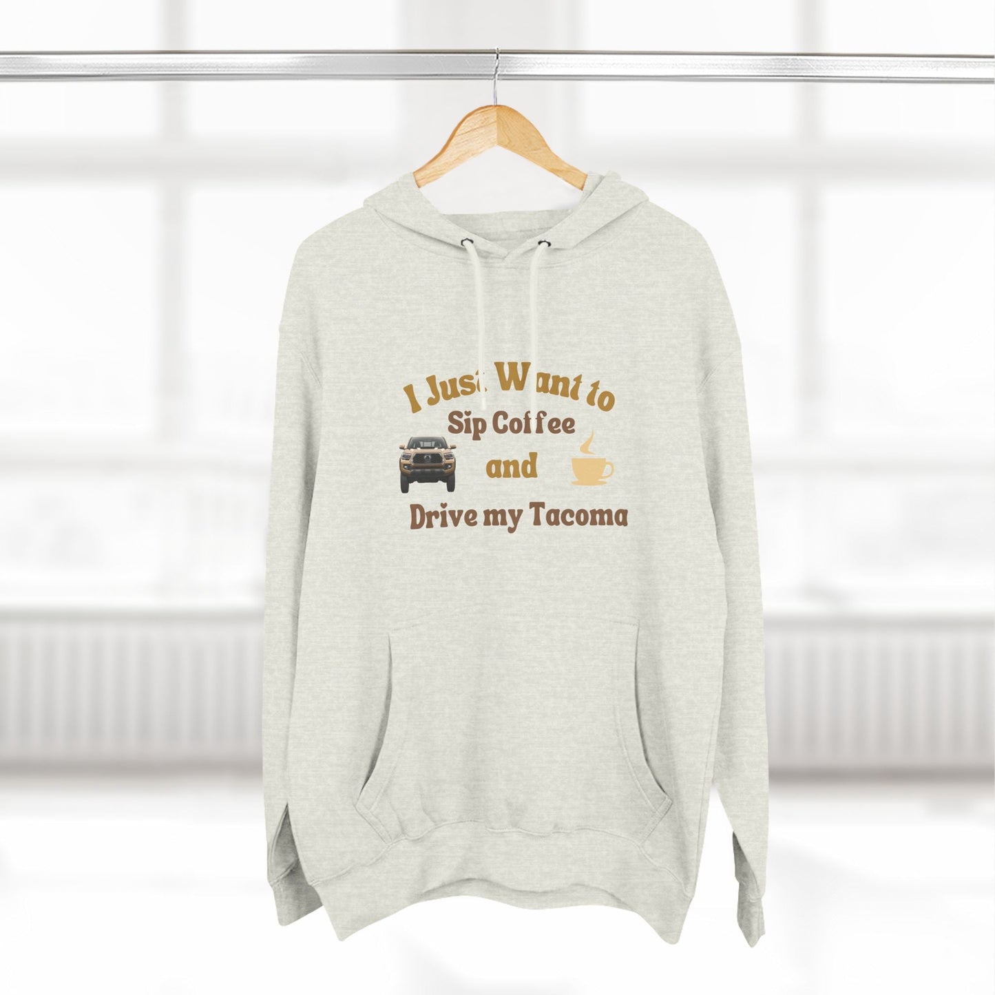 Tacomas and Coffee Premium Fleece Hoodie