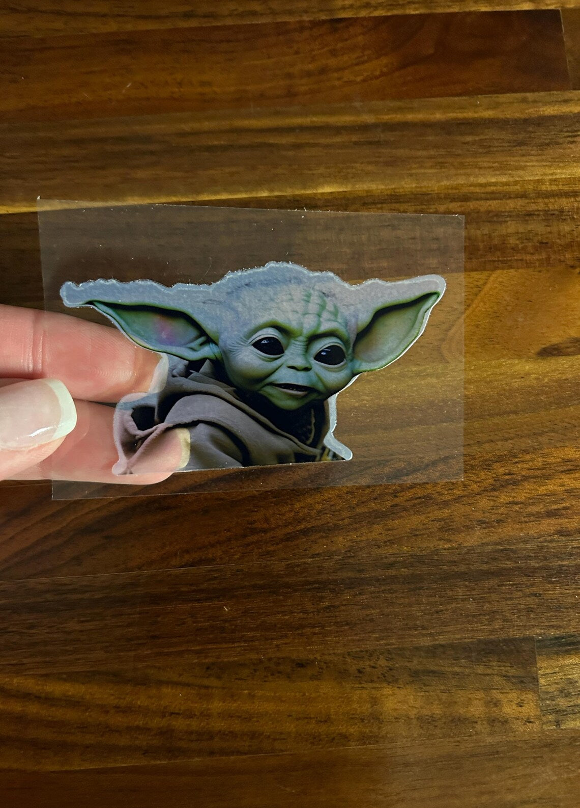 Toyoda Yoda Translucent Vinyl Stickers