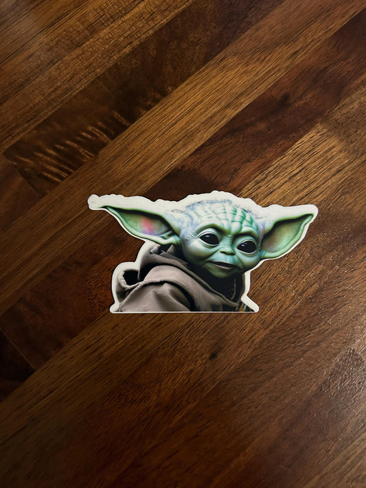 Toyoda Yoda Truck Car UV Laminated Vinyl Stickers