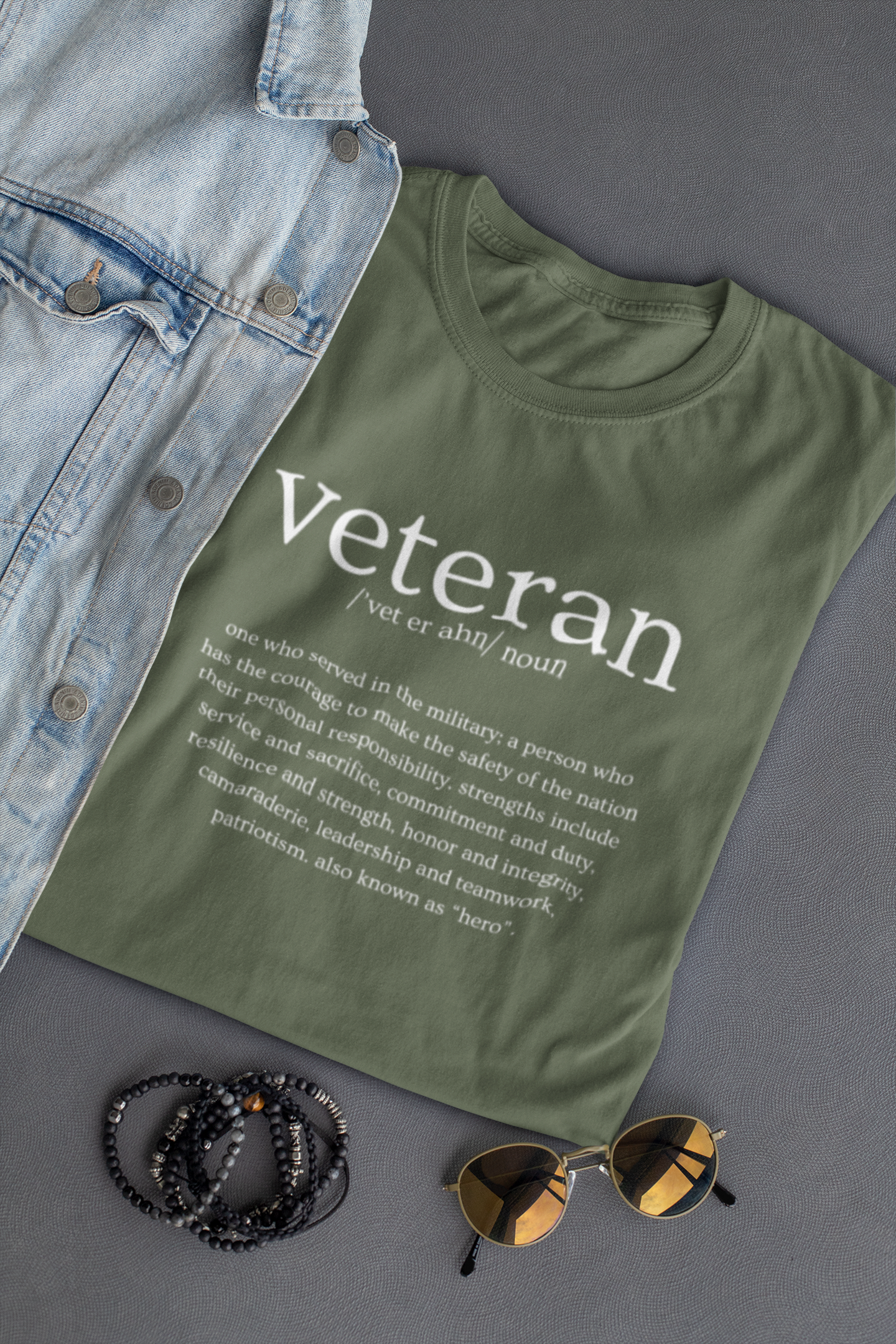 Veteran Defined Jersey Short Sleeve Tee